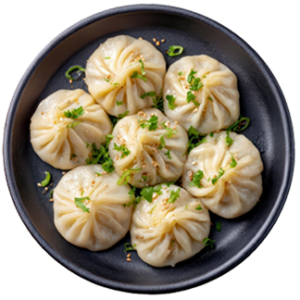 Chicken cheese momo